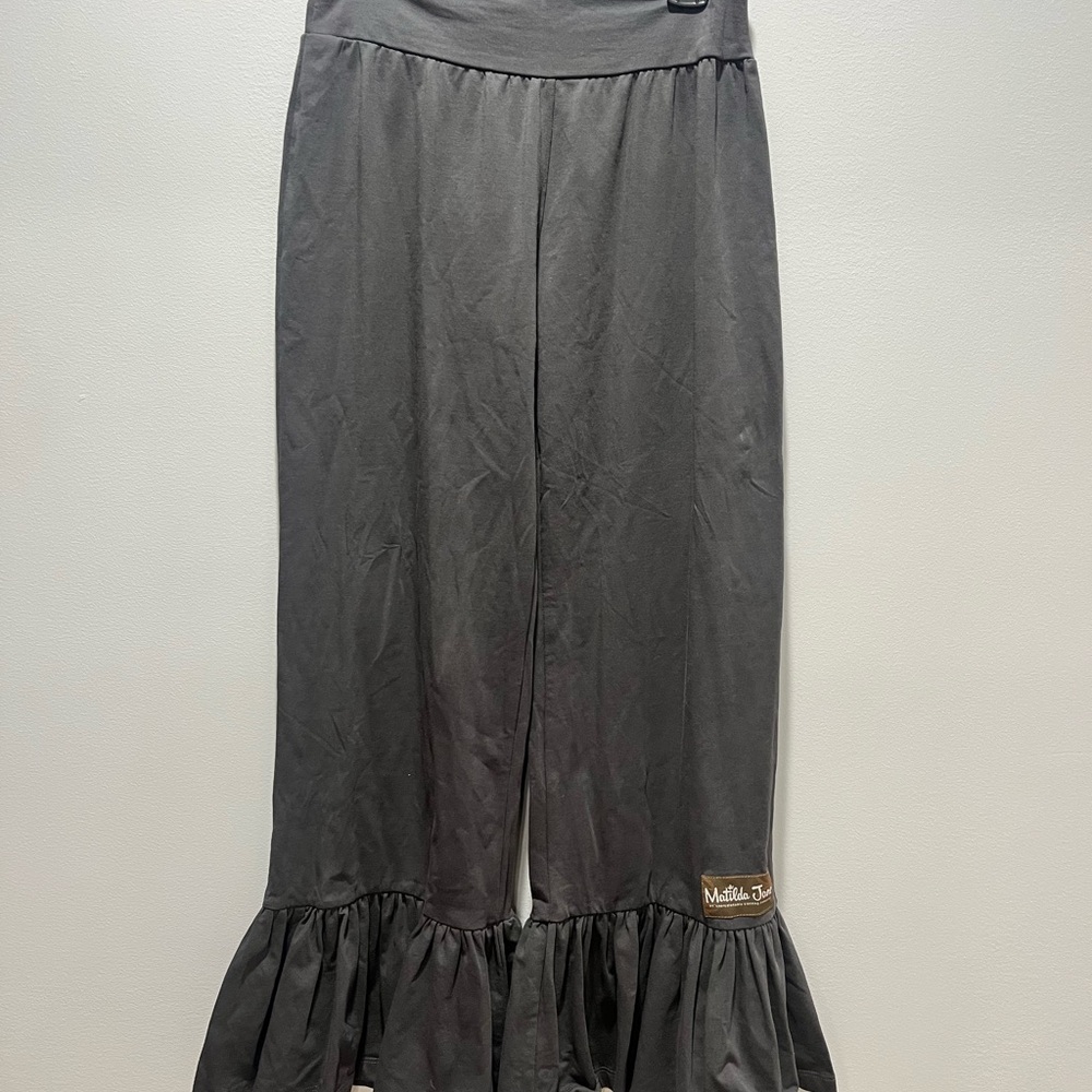 Matilda Jane Big Ruffle Pull On Pants Gray Womens Size XS - Picture 10 of 10
